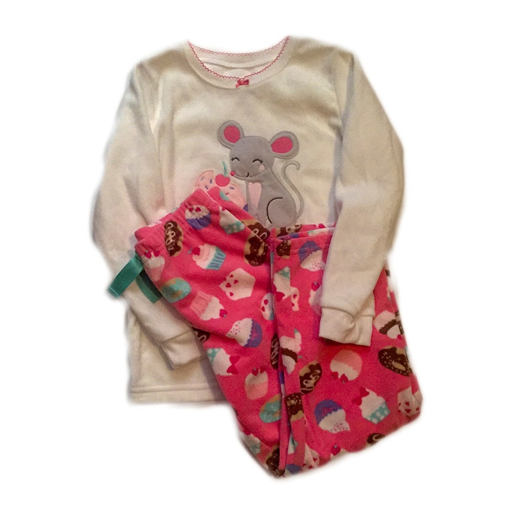 Carter’s Cupcake and Mouse Pink PJ Set